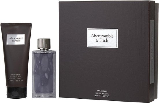 Abercrombie & Fitch  First Instinct Geschenkset voor mannen - Eau de Toilette Spray 50ml + Gel 200ml