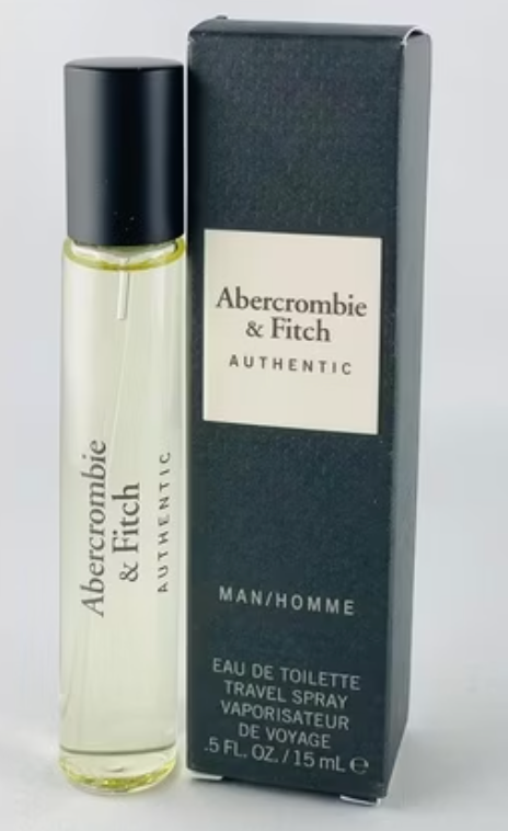 Abercrombie & Fitch  Authentic Eau de Toilette voor mannen, 15ml