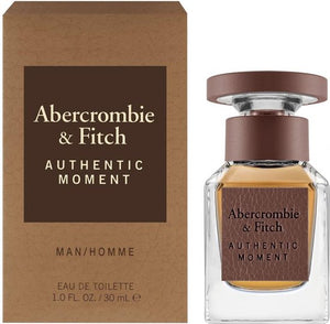 Abercrombie & Fitch Authentic Moment Eau de Toilette Spray voor mannen, 30ml