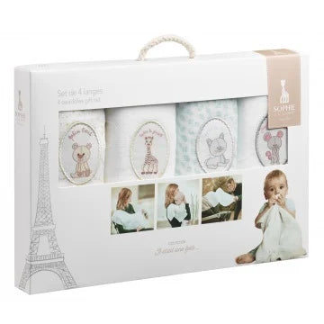 Sophie de Giraf Hydrofiele Doeken 4 st