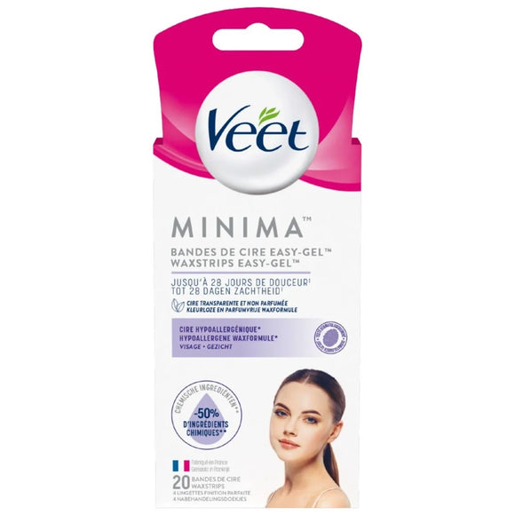 Veet Koude Wasstrips Minima Face