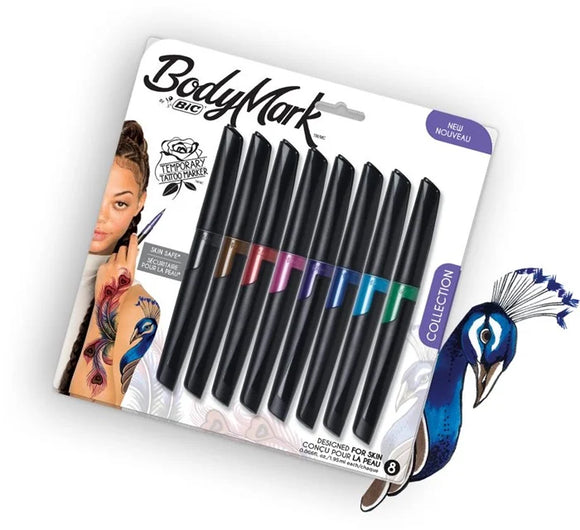 Bic Bodymark Tattoo Collection 8 pennen