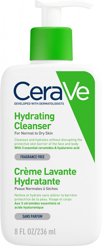 CeraVe Hydraterende Reinigingsgel voor Normale tot Droge Huid 236ml