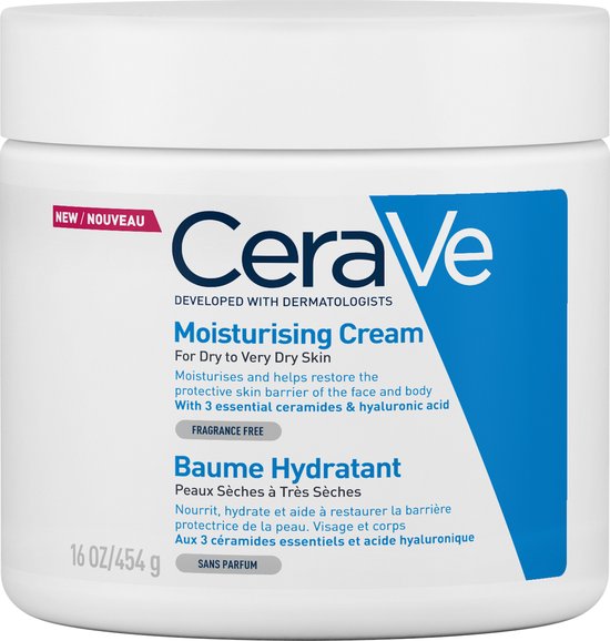 CeraVe Hydraterende Crème voor Droge Huid 454g