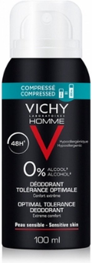 Vichy Homme Optimale Tolerantie Deodorant 100 ml