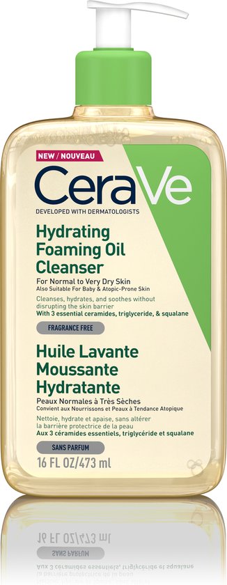 CeraVe Hydraterende Schuimende Reinigingsolie 473ml