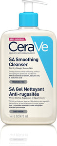 CeraVe SA Verzorgende Reinigingsgel 473ml met Salicylzuur en Hyaluronzuur voor Droge en Onzuivere Huid