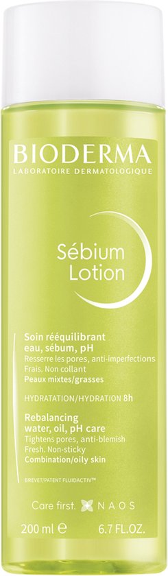 Bioderma Sébium Lotion Triple Actie Toner voor Gevoelige, Combinatie- en Vette Huid 200ml