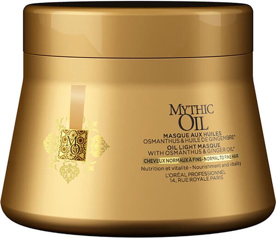 L'Oréal Mythic Oil Masker voor Normaal en Fijn Haar 200ml