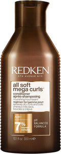 Redken All Soft Mega Curls Conditioner for Very Dry Curly Coily Hair 300ml