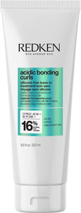 Redken Treatment for Regenerating Treated Damaged Curls with Lemon Acid Glycine & Avocado Oil Silicone-Free Vegan Acidic Bonding Curls Leave-In Treatment 250ml