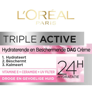 L'Oreal Skin Triple Active Dagcreme Drog