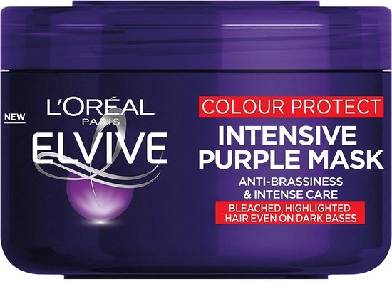 L'Oreal Paris Elvive Kleur Beschermen Anti-Brassiness Paars Masker 250ml
