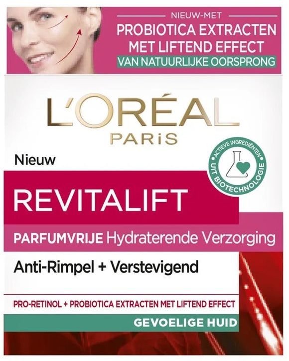 L'Oreal Skin Revitalift Dagcr. Parf.Vrij