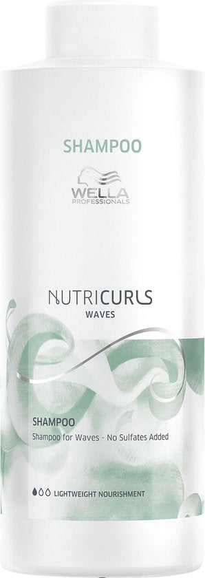 Wella Nutricurls Waves Shampoo 1000ml