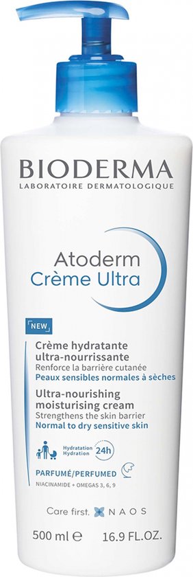 Bioderma Atoderm Ultra-Voedende Hydraterende Crème Geparfumeerd 500ml