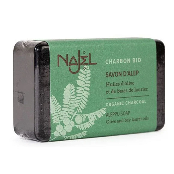Najel Zeep Rechthoek 100gr Charcoal