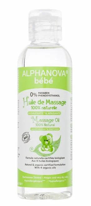 ALPHANOVA Bebe Organic Massage Oil 100ml