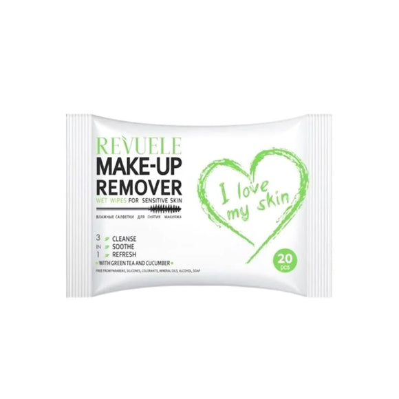 Revuele Make-Up Remover Doekjes Groen