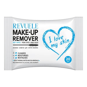 Revuele Make-Up Remover Doekjes Blauw