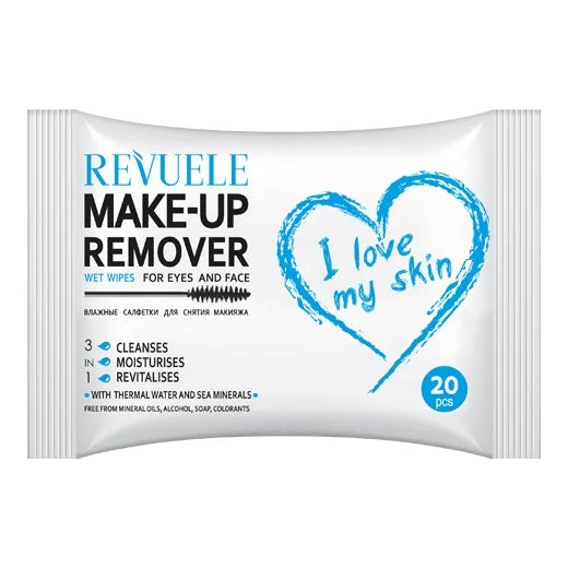 Revuele Make-Up Remover Doekjes Blauw