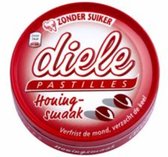 Diele Pastilles Honing Suikervrij 50 grm