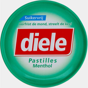 Diele Pastilles Menthol Suikervrij 50 gr