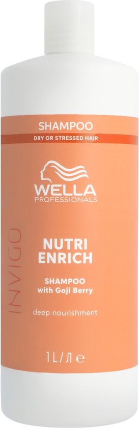 Wella Professionals Invigo Nutri-Enrich Shampoo for Dry Damaged Hair 1L