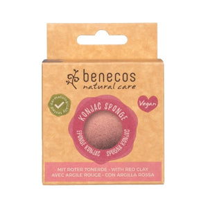 Benecos Natural Konjac Sponge - red clay