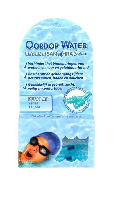 Sanohra Oordoppen Water Regular 1 paar