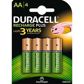 Duracell Recharge Battery Plus AA 4st