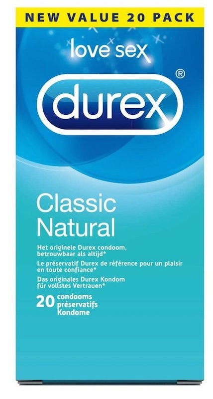 Durex Condooms Classic Natural 20 stuks