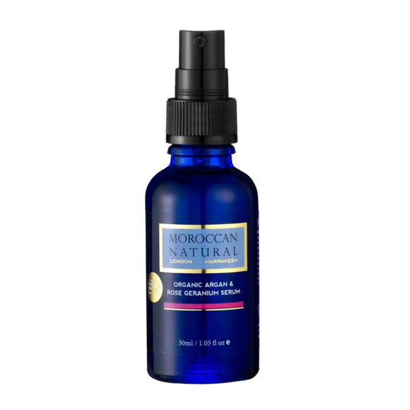 Moroccan Natural Argan & Rose Serum 30ml
