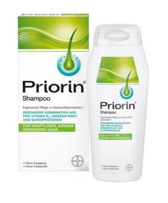 Bayer Priorin Shampoo Tegen Haaruitval voor Vet Haar 200ml