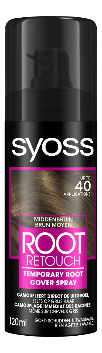 Syoss Uitoeispray Middenbruin