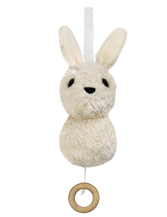 Franck&Fischer Musical Toy Rabbit white