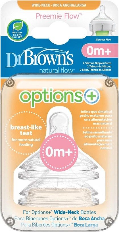 Dr. Browns Options+ Speen Prematuur Brede Hals