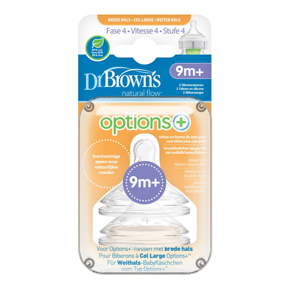 Dr. Browns Options+  Speen Fase 4 Brede Hals