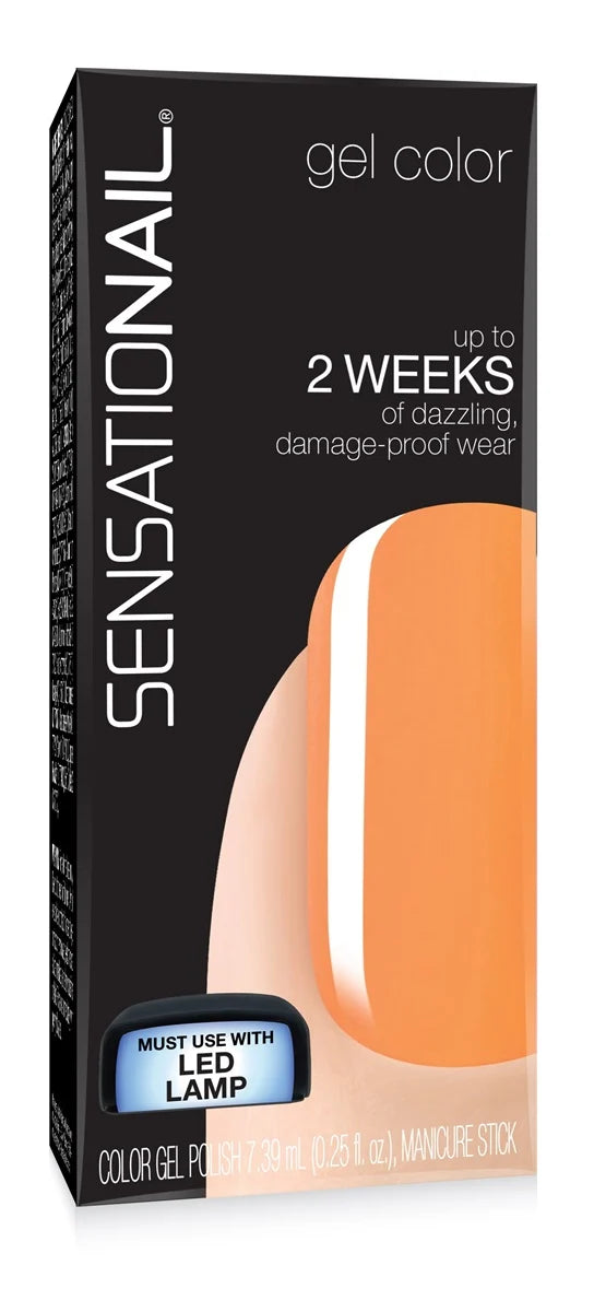 Sensationail Gel Polish Orange Fizz