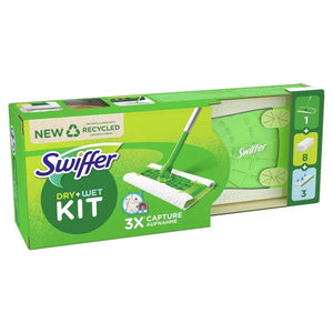 Swiffer Floor Dry&Wet Kit + 8 Doekjes