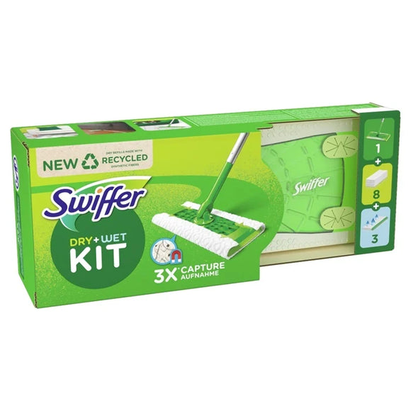 Swiffer Floor Dry&Wet Kit + 8 Doekjes