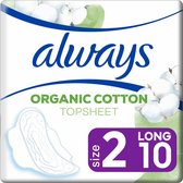 Always Maandverband Bio Cotton Long 10st