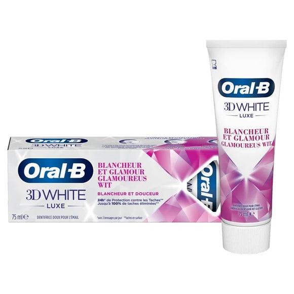 Oral B TP 75 ml 3D White Glamoureus Wit
