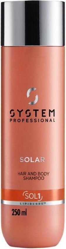 Wella SP Code Energy Solar Hair & Body Shampoo 250ml