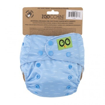 Zoocchini Luier Herbruikbaar Blauw-Haai