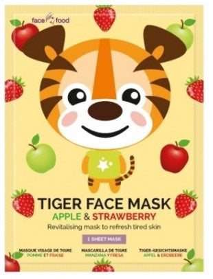 7th Heaven Tiger Face Mask Apple&Straw