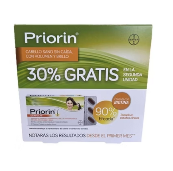 Priorin Capsules 60 Stuks - Verpakking van 2