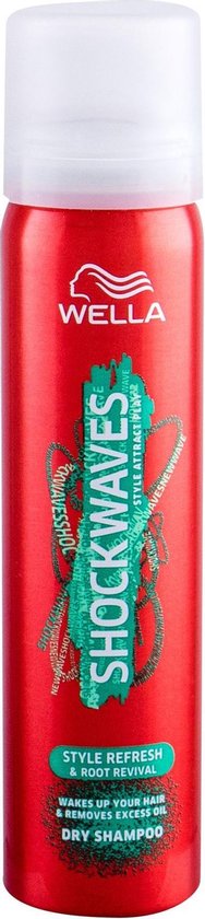 Wella Shockwaves Style Refresh and Root Revival Dry Shampoo Spray 65ml