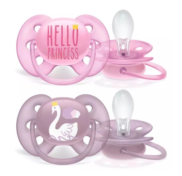 Avent Fopspeen 6-18 mnd Ultra Soft Roze