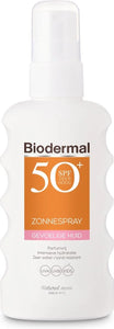 Biodermal Zonnespray Gev.Huid F50+